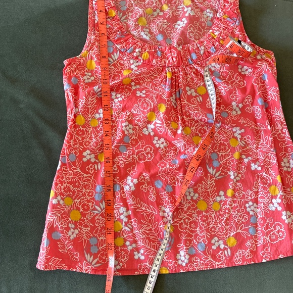 Biden ditzy floral cotton sleeveless top 8 M - Picture 6 of 8